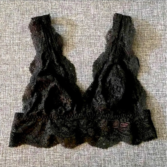 Victoria's Secret Other - Victoria’s Secret Black Lacey Unlined Bralette